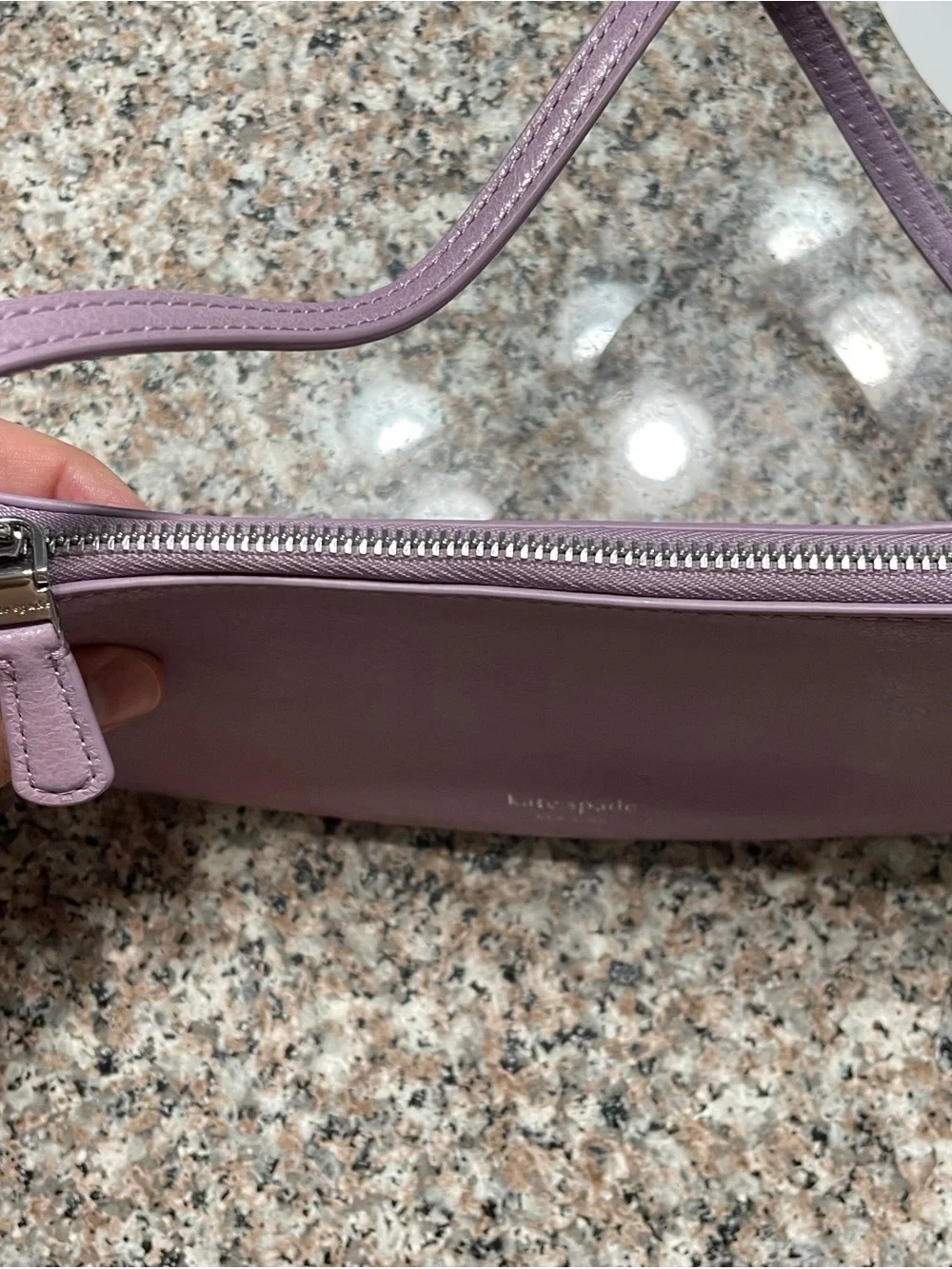 kate spade Lilac Leather Shoulder Bag - Picture 3 of 4